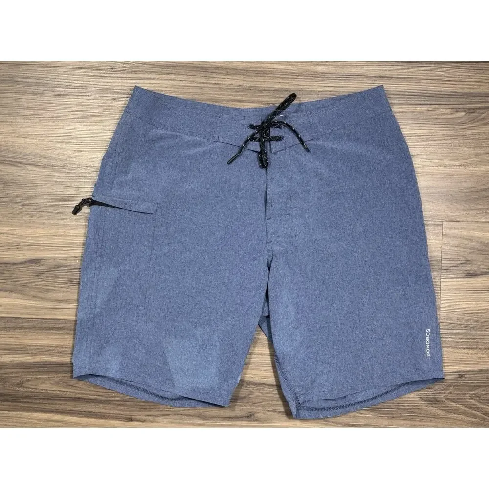 Bonobos Men’s Board Shorts Hook & Loop/Tie Closure Blue Size 32 / Inseam 9” EUC!